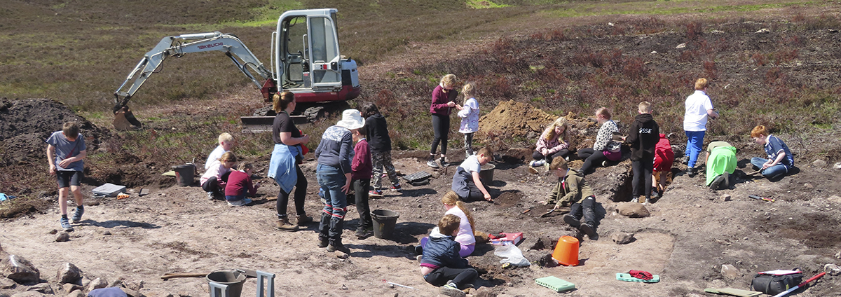Excavation at Brora Saltpans